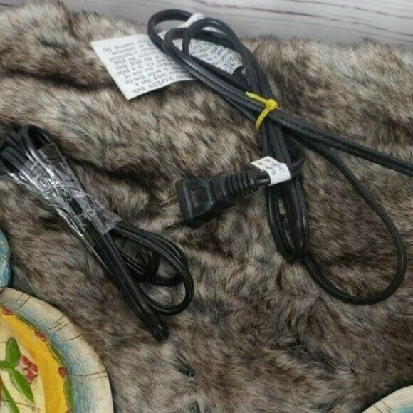 Jim Shore Harvest Angel Lamp Heartwood Set 2‎ Piece No SHADE - Picture 6 of 8